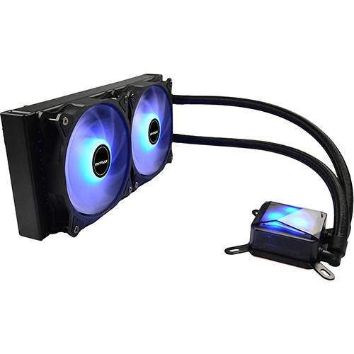 Tamanhos, Medidas e Dimensões do produto Water Cooler Mymax Algor 240mm AMD e Intel LED Azul