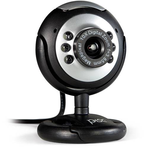 Tamanhos, Medidas e Dimensões do produto Webcam 1.3 Megapixels Redonda - Pisc