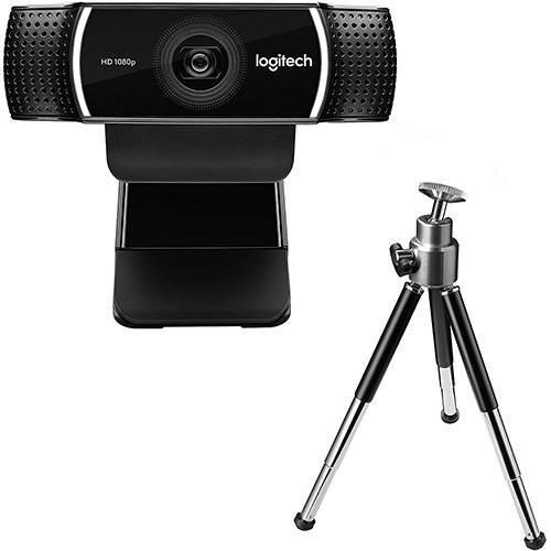 Tamanhos, Medidas e Dimensões do produto Webcam Gamer C922 Pro Stream Full HD 1080p - Logitech