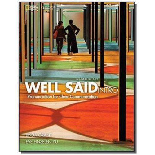 Tamanhos, Medidas e Dimensões do produto Well Said: Pronunciation For Clear Communication - 2nd Edition - Intro - Text