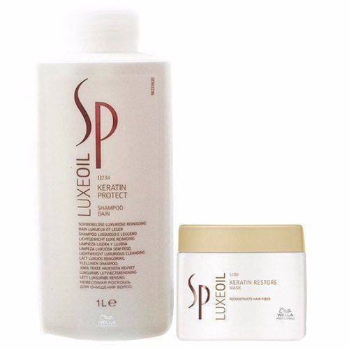 Tamanhos, Medidas e Dimensões do produto Wella Sp Luxe Kit Shampoo 1000ml + Máscara Tratamento 400ml