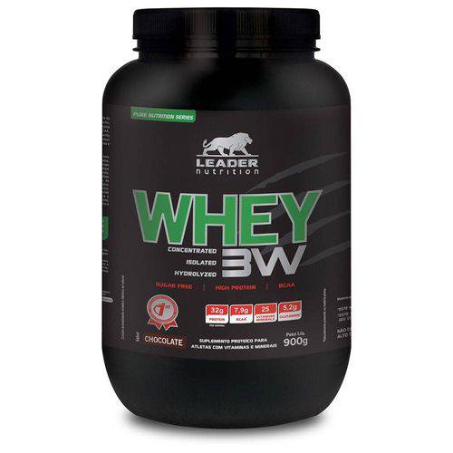 Tamanhos, Medidas e Dimensões do produto Whey Protein WHEY 3W - Leader Nutrition - 900g
