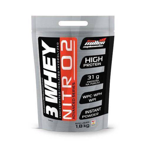 Tamanhos, Medidas e Dimensões do produto Whey 3w Nitro2 - 1800g Refil Floresta Negra - New Millen