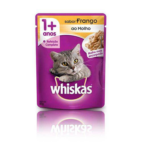 Tamanhos, Medidas e Dimensões do produto Whiskas Sache para Gatos 85 Gramas