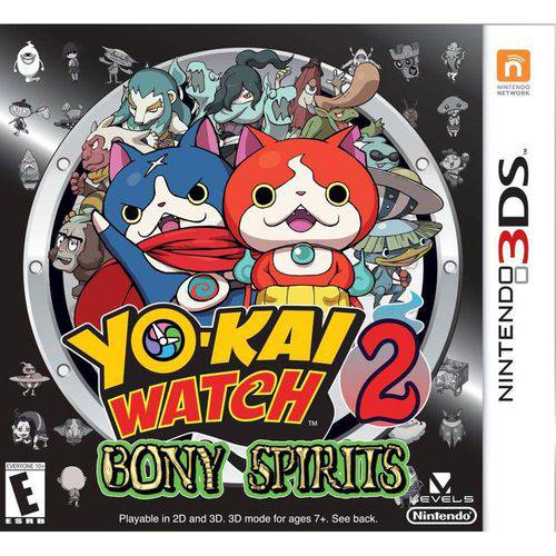 Tamanhos, Medidas e Dimensões do produto Yo-Kai Watch 2 - Bony - Spirits - 3ds