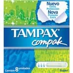 Tampax Compak Absorvente Íntimo Super C/8