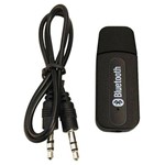Adaptador Receptor Rx Via Bluetooth USB Musica Som de Carro e para Radio + Cabo P2