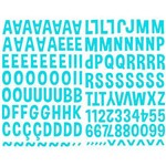 Adesivos Alfabeto Eva Azul Ref.16106-ADF1599 Toke e Crie