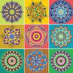 Adesivo de Parede Decorativo para Cozinha Stixx Azulejos Gipsy Colorido (123x61cm)