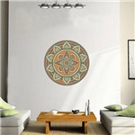Adesivo de Parede Decorativo Stixx Mandala Boho Colorido (60x60cm)
