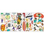 Adesivo de Parede Phineas & Ferb Roommates Colorido (25,4x45,7cm)
