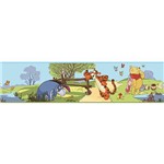 Adesivo de Parede Winnie The Pooh Pooh & Friends Borda Roommates Amarelo/Laranja/Azul (12,7x4,57cm)