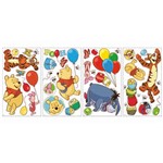 Adesivo de Parede Winnie The Pooh Pooh & Friends Roommates Colorido (25,4x45,7cm)