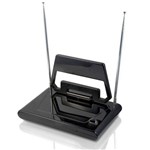 Antena Digital Interna com Hastes e Seletor VHF UHF FM HDTV - Exbom -SG-261