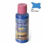 Aquarela Silk 60ml Acrilex Azul Cerúleo 568