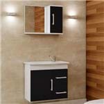 Gabinete de Banheiro Vix com Espelho - Branco
