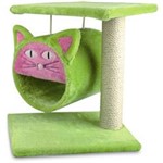 Arranhador para Gatos Verde Luxo Suspenso - Chalesco