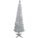 Árvore de Natal Fibra Ótica Branca 1,5 M 110v Christmas Traditions