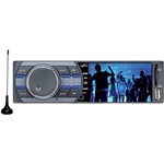 Auto Rádio MP5 Player Automotivo Naveg NVS 3079TV Tela LCD 3" com TV Digital