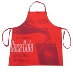 Avental de Cozinha Coca Cola Servindo Vermelho Vintage