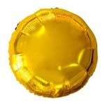 Balão Metalizado Redondo Ouro 18" Mundo Bizarro 0498