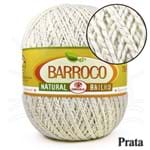 Barbante Barroco Natural Brilho Prata Nº04 700g