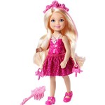 Barbie Chelsea Penteados Mágicos Barbie Long Hair Chelsea Rosa - Mattel
