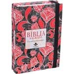 Bíblia Sagrada - Possui um Caderno para Anotações - Rosas