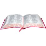 Biblia Sagrada - Letra Gigante - Pink Floral - Sbb