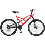 Bicicleta Colli Bike Full GPS Aro 26 Vermelha