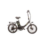 Bicicleta Elétrica Biobike Dobrável Quadro em Alumínio - Modelo JS 20 - Prata