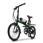 Bicicleta Elétrica Dobrável Two Dogs Pliage Verde