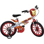 Bicicleta Aro 16 com Rodinhas Homem de Ferro Vingadores - Bandeirante