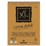 Bloco Espiralado Canson Xl® Extra Blanc 90g/M² A2 24 X 59,4 Cm com 60 Folhas – 60001855