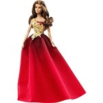 Boneca Barbie Boas Festas Drd25 Vermelha - Mattel