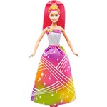 Barbie Fantasia Princesa Luzes Arco Iris - Mattel
