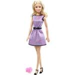 Boneca Barbie Fashion And Beauty com Anel Menina -PURP/BLK DRS T7584/DRN75 - Mattel