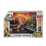 Boneco Jurassic World 2 Dilofossauro e Compsognathus FTD09/FTD10 - Mattel