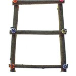 Escada Toy For Bird para Calopsita Colorida
