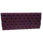 Cabeceira Painel Roma King 195x60 Suede Roxo