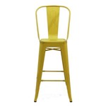 Cadeira Decorativa Amarela Iron Antique ByArt