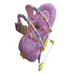 Cadeira Cadeirinha Bebê Descanso Vibratória Musical Ballagio Rosa