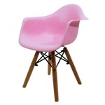 Cadeira DAR Eames Kids Rosa Byartdesign