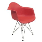 Cadeira DAR Metal Eames PP Vermelho Byartdesign
