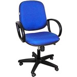 Cadeira Diretor C/ Rodízio - Azul - Multivisão