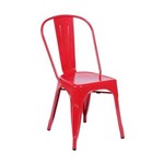 Cadeira em Aço Vermelha