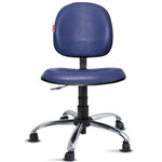 Cadeira Escritório Giratória Executiva Courvim Azul Royal Cb18