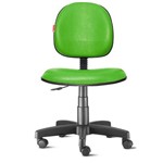 Cadeira Escritório Giratória Executiva Courvim Verde Limão Cb18