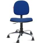 Cadeira Escritório Giratória Executiva Tecido Azul Marinho Cb29