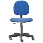 Cadeira Escritório Giratória Executiva Tecido Azul Médio Cb30